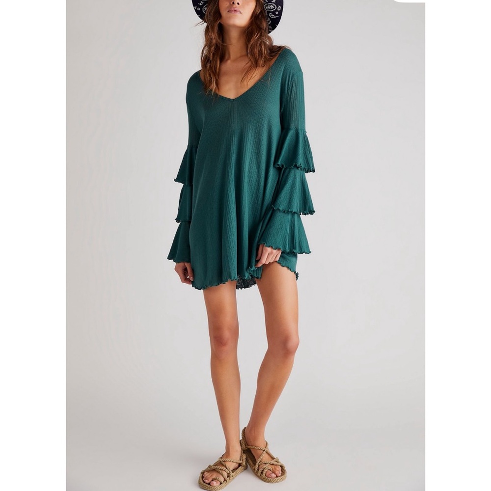 Free People Seashore Mini Dress Size Large